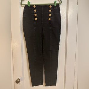 Black J. McLaughlin Hastings skinny jeans, size 8